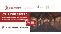 African Worship Workshop: Call for Papers